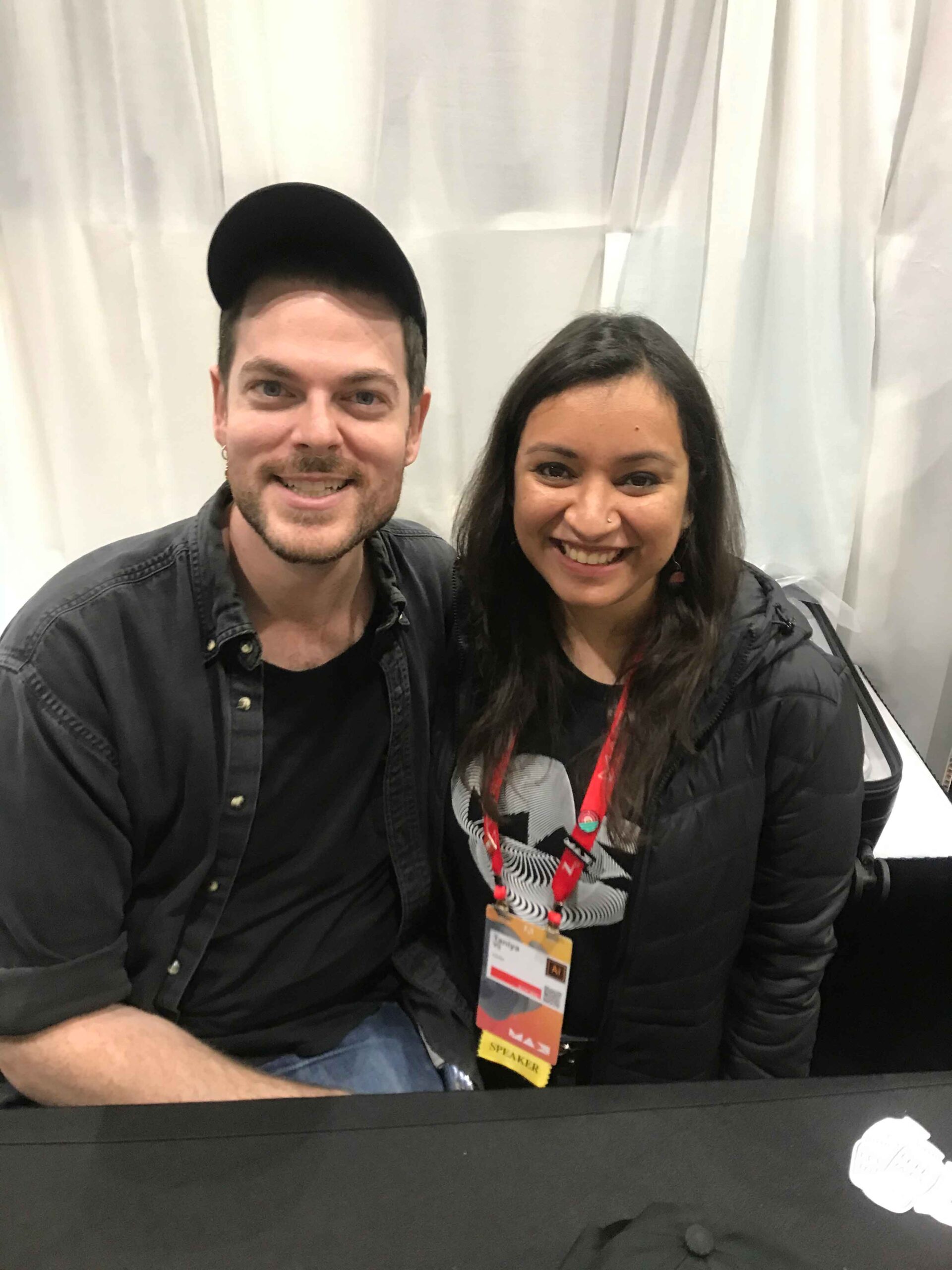 Taniya with Adam Kurtz