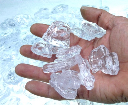 rubber that looks like ice