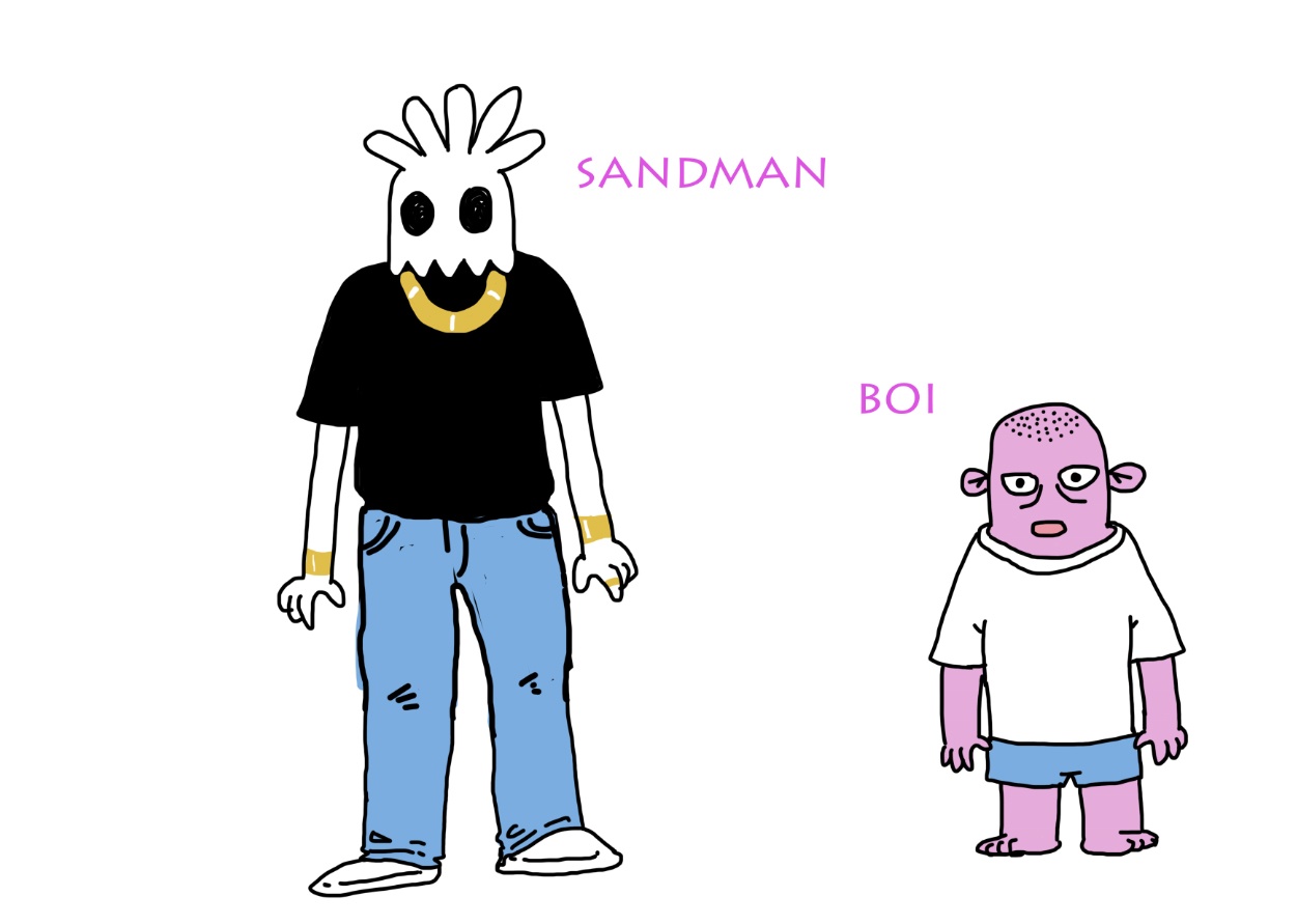 sandman and boi