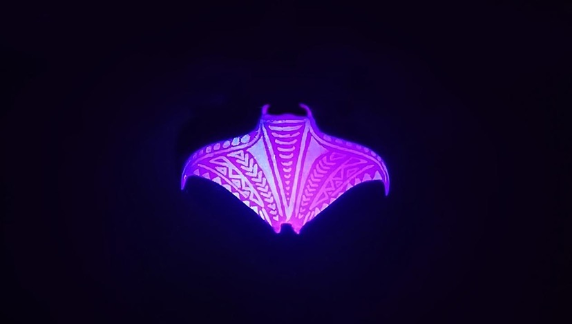 uv manta ray