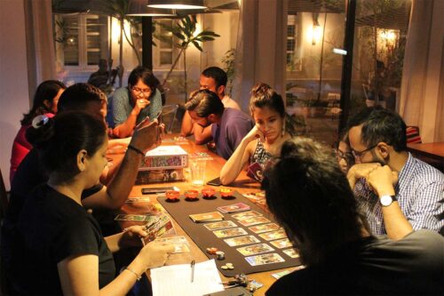 Hosting the fortnightly community game night in Ahmedabad at Project Otenga