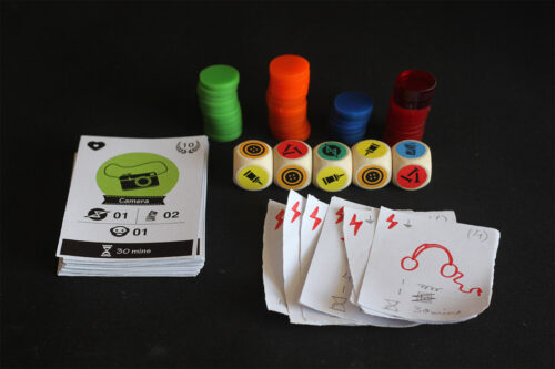 Prototype of a game called ‘The Second Life’ with custom dice-2
