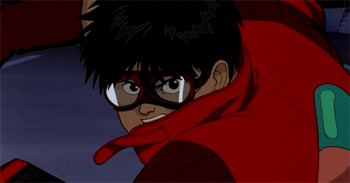 Mercenary Garage Design Dublin 8 Ireland Custom Motorcyle Workshop GIF Kaneda Bike Slide Akira